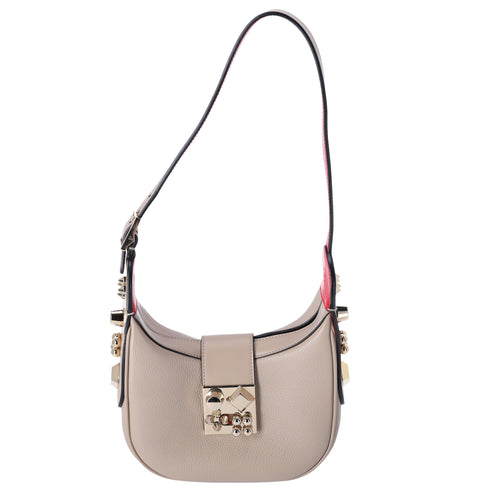 Christian Louboutin Mini Carasky Shoulder Bag Feve Grained Calfskin