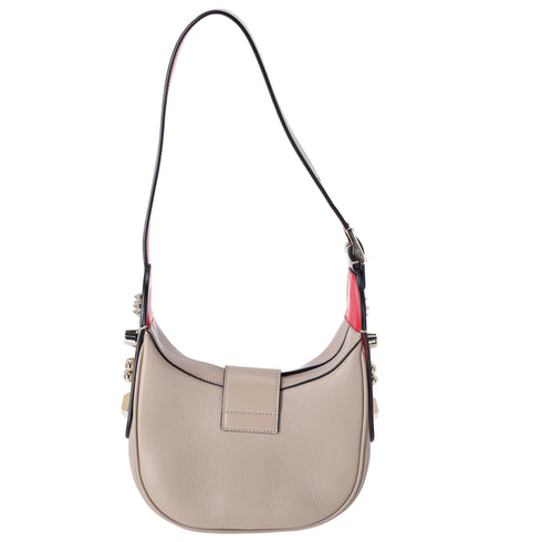 Christian Louboutin Mini Carasky Shoulder Bag Feve Grained Calfskin