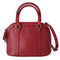 GUCCI Guccissima Micro GG Small Dome Handbag 449654 Red Leather