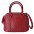 GUCCI Guccissima Micro GG Small Dome Handbag 449654 Red Leather