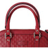 GUCCI Guccissima Micro GG Small Dome Handbag 449654 Red Leather