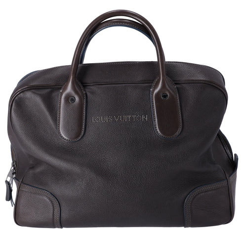 Louis Vuitton Soft Briefcase Cuir Siwa Business Bag M95778 Dark Brown Leather