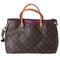 Louis Vuitton Pallas Monogram Handbag M40906 Aurore Monogram Canvas
