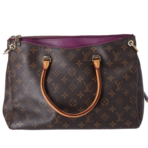 Louis Vuitton Pallas Monogram Handbag M40906 Aurore Monogram Canvas