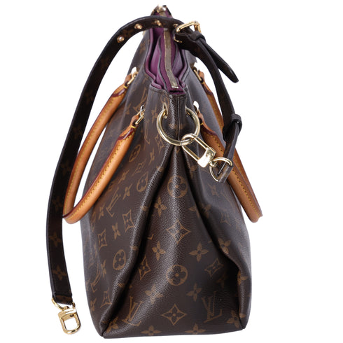Louis Vuitton Pallas Monogram Handbag M40906 Aurore Monogram Canvas