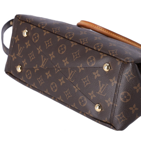 Louis Vuitton Pallas Monogram Handbag M40906 Aurore Monogram Canvas
