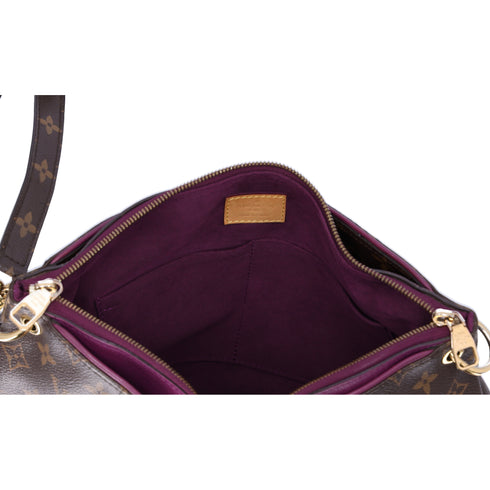 Louis Vuitton Pallas Monogram Handbag M40906 Aurore Monogram Canvas