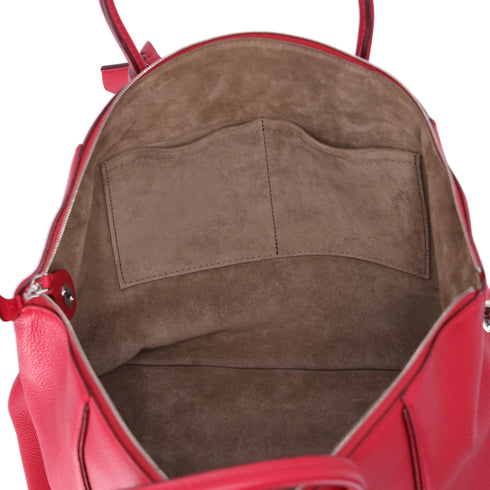 Louis Vuitton Lockit MM Parnassea Handbag M94595 Framboise Vocasimir Leather