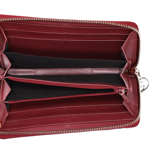 GUCCI Lovely Long Wallet 308005 Pink Patent Leather