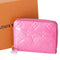 Louis Vuitton Zippy Coin Purse Monogram Vernis Coin Case M82976 Neon Pink