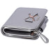 PRADA Bifold Wallet 1ML018 Silver Pink Bow Saffiano Leather