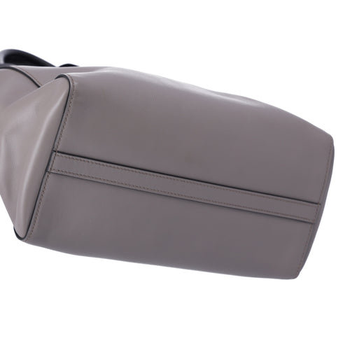 Prada City Etiquette Tote Grey Calf Leather