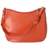 PRADA Triangle Logo Shoulder Bag Hobo Orange Saffiano Leather