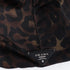 Prada Tessuto Reversible Leopard Print Nylon Tote Bag Brown