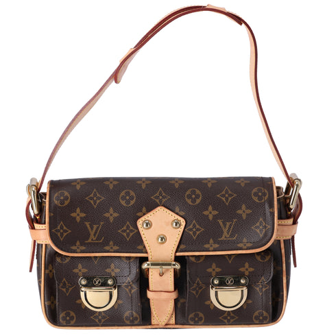 Louis Vuitton Hudson PM Monogram Shoulder Bag M40027 Canvas