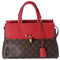 Louis Vuitton Venus Monogram Handbag M41738 Cerise Red Canvas