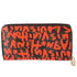 Louis Vuitton Zippy Wallet Brown Monogram Graffiti M93711 Orange