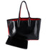 Christian Louboutin Cabata Small Tote Bag 1185006 Black Patent Leather