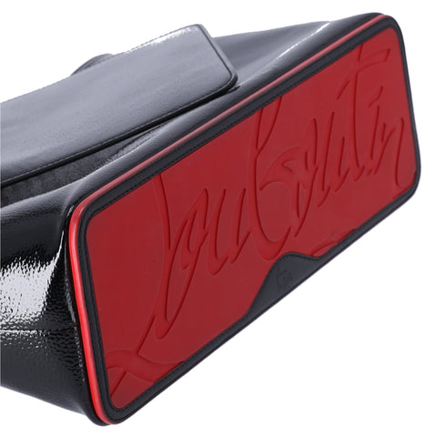 Christian Louboutin Cabata Small Tote Bag 1185006 Black Patent Leather