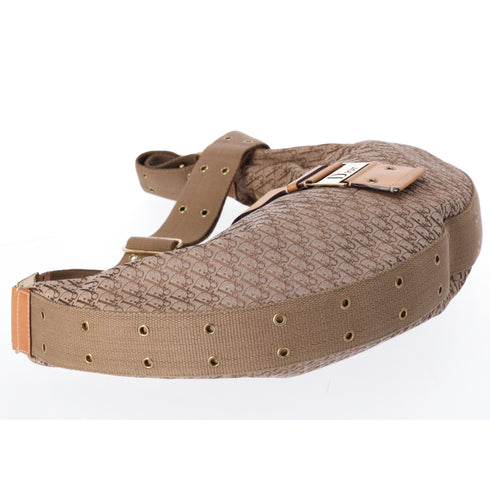 Christian Dior Trotteur Monogram Street Chic Hobo Beige