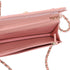 CHANEL Camellia Wallet On Chain WOC Crossbody Pink Caviar Leather