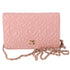 CHANEL Camellia Wallet On Chain WOC Crossbody Pink Caviar Leather
