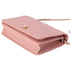 CHANEL Camellia Wallet On Chain WOC Crossbody Pink Caviar Leather