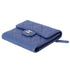 CHANEL Matelasse Trifold Wallet Iridescent Blue Caviar Leather