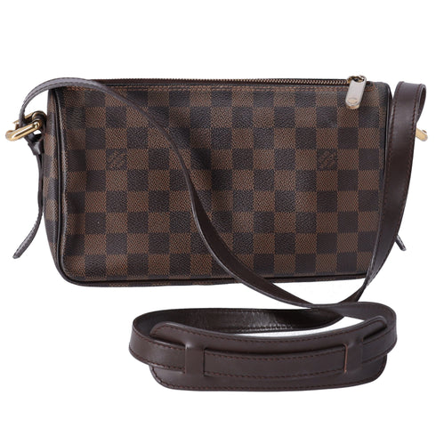 Louis Vuitton Ravello GM Shoulder Bag N60006 Ebene Damier Canvas