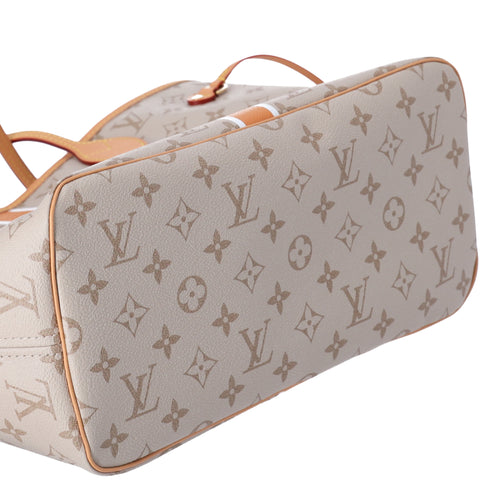 Louis Vuitton Neverfull MM Tote Collection Line M23501 Beige Monogram