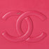 CHANEL Long Wallet Pink Leather CC Logo