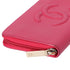 CHANEL Long Wallet Pink Leather CC Logo