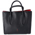 Christian Louboutin Paloma Medium Handbag Black Red Leather Rubber