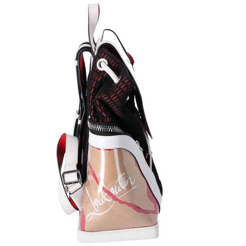 Christian Louboutin Ruby in Progress Backpack Black Light Brown Multi