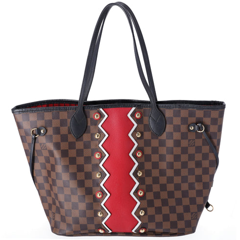 Louis Vuitton Neverfull MM Damier Ebene Karakoram Red Limited Edition