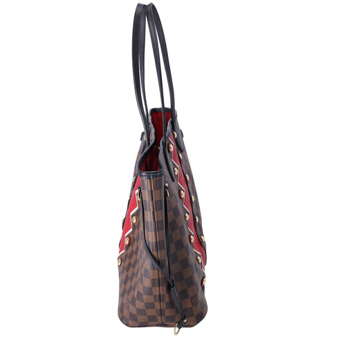 Louis Vuitton Neverfull MM Damier Ebene Karakoram Red Limited Edition