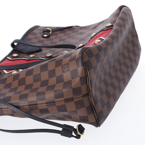 Louis Vuitton Neverfull MM Damier Ebene Karakoram Red Limited Edition