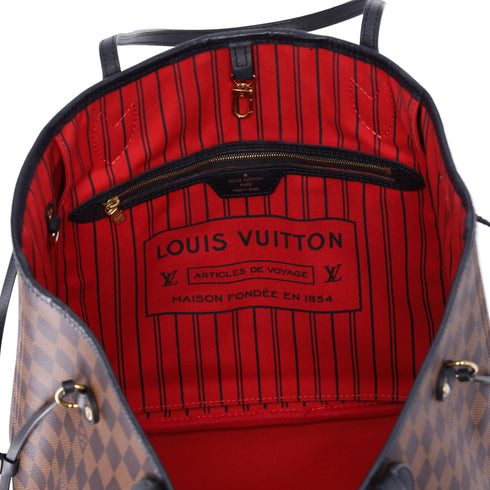 Louis Vuitton Neverfull MM Damier Ebene Karakoram Red Limited Edition