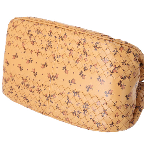 BOTTEGA VENETA Intrecciato Tote Bag 212735 Yellow Flowers