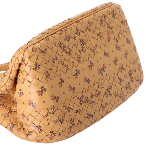 BOTTEGA VENETA Intrecciato Tote Bag 212735 Yellow Flowers