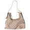 GUCCI GG Interlocking G Hobo Handbag 182489 Beige Gold