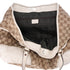 GUCCI GG Tribeca Tote Bag 211954 Beige Brown Cream Jacquard Leather