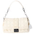 Christian Dior New Lock Shoulder Bag M9803 Cream Patent Leather