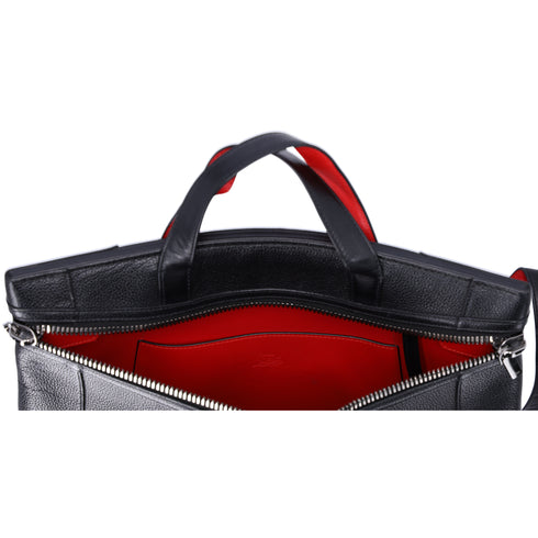 Christian Louboutin Cabado Backpack 3175114 CM53 Black Leather Rubber