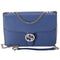 GUCCI Interlocking G Shoulder Bag 510303 Blue Leather