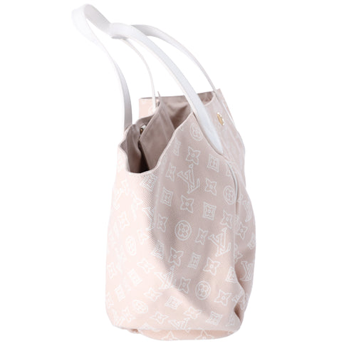 Louis Vuitton Cabas Ipanema LV Monogram Tote + Pouch Beige