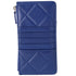 CHANEL 19 Matelasse Accessory Wallet Card Case AP1182 Blue Lambskin