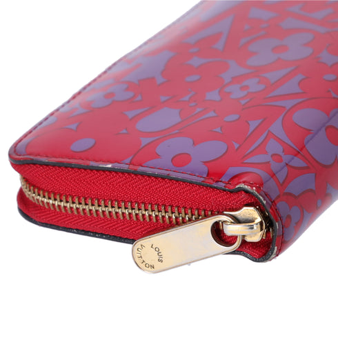 Louis Vuitton Zippy Wallet Sweet Monogram Rose Indian Patent Leather