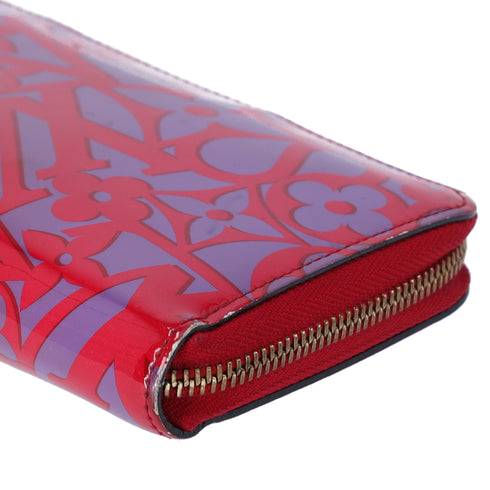 Louis Vuitton Zippy Wallet Sweet Monogram Rose Indian Patent Leather