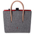 Christian Louboutin Paloma Medium Handbag Wool Gray Leather